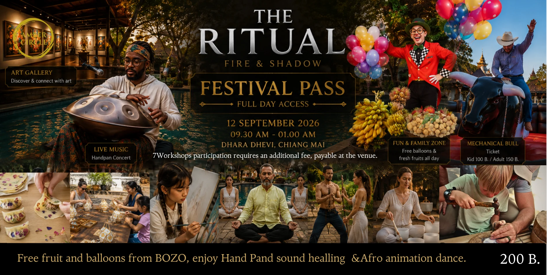 Festival Pass, THB 200