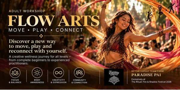 Flow arts for adults — move, play and connect with Paradise Pai