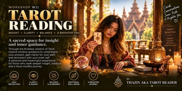 Tarot reading — connect, insight, inspire with Thazin